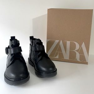 Zara Buckled Boots- Brand New with Box